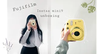 Instax Mini 9 unboxing and set-up 💛|Jan