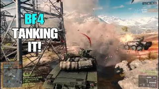 BF4 M1 ABRAMS Tank Killstreaks!! Conquest Large Golmud Railway - Battlefield 4 PS4 Multiplayer