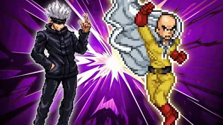 Limitless Gojo OP VS Manga Saitama OP in Jump Force Mugen