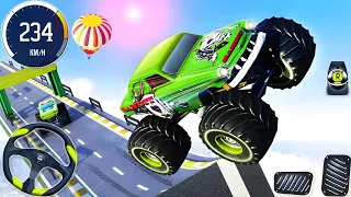 Mega Ramp Monster Truck Stunt Racing - Monster Car Game - Android Gameplay