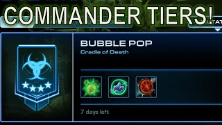 Commander Tier List (Bubble Pop) | Starcraft II: Co-Op