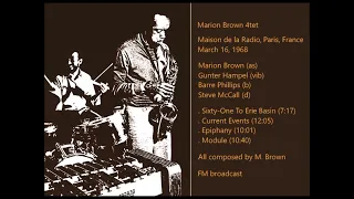 Marion Brown - Live in Paris 1968