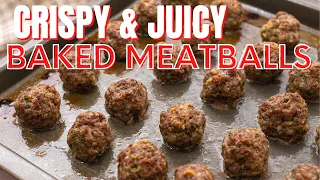 Baked Meatballs (Made with a Mind-Blowing Technique that Changes EVERYTHING)