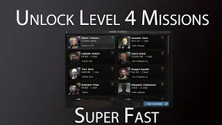 Instant level 4 Missions