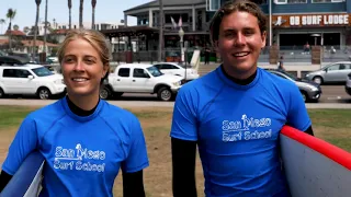 Surfing in Ocean Beach