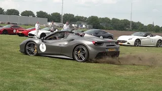 Ferrari 488 Spider w/ Akrapovic Exhaust - Lawn Mower Donuts & Accelerations!