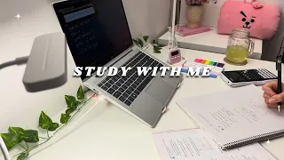 💫1 h study with me || no breaks || lofi🌧️📚