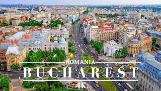 Bucharest Romania 4k 🇷🇴 Paris Of The East / Cinematic Drone Footage