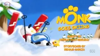 ABC3 MONK Little DOG GOES SKIING