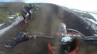 Cold, wet Day at Bwl MX, learnt about ice the hard way.