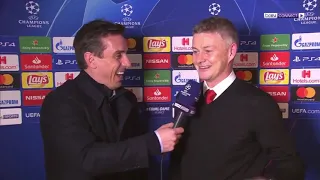 Neville and Solskjaer Post Match Interview v PSG 06/03/2018