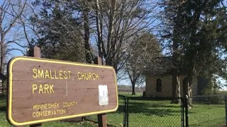 SMALL TOWN GRAVEYARD USA - World's Smallest Church & Cemetery Fort Atkinson Iowa Burial Grounds RIP