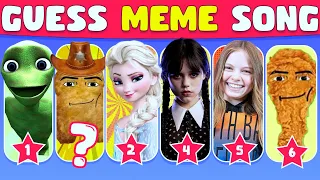 GUESS MEME & WHO'S SINGING 🎤🎵 🔥| Salish Matter, MrBeast, Elsa, Kika Kim, Lay Lay, King Ferran, Tenge