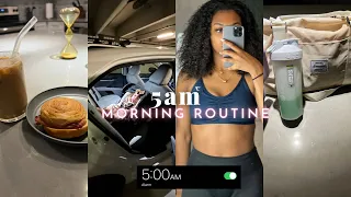 5 am morning routine + let’s create new habits together ! (gym routine,NEW JOB?! ,& more )