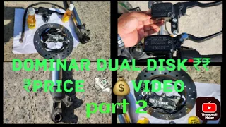 dominar & ktm modified dual disc ₹₹ #price #video only in 1 #youtube #viral #vlog 💥💥💥 part 2