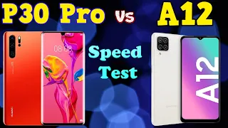 P30 Pro vs A12 Speed test