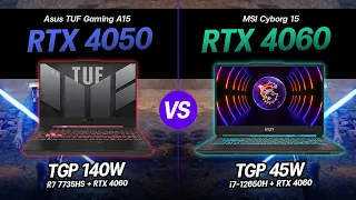 [Gaming Test] Battle RTX 4050 (140W) vs RTX 4060 (45W) in 11 Games