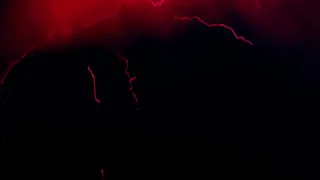 Red Lightning And Thunderstorm Background Animation Video | Free Motion Background Loops #$#$$#$33