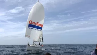 Bavaria 35 match, Voile en flottille, sous spi, Bretagne Atlantic Yachting