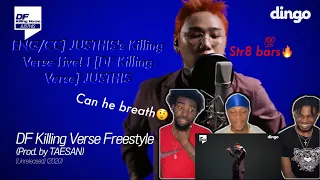 [ENG/CC] JUSTHIS's Killing Verse Live! I [DF Killing Verse] JUSTHIS REACTION!!!