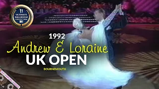 1992 Andrew Sinkinson and Loraine Barry at The UK Open Dance Championships