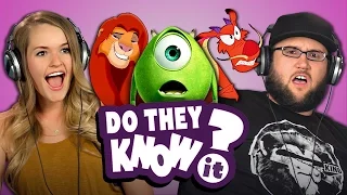 Do Adults Know Celebrity Voices in Disney/Pixar Movies? (REACT: Do They Know It?)