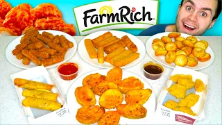 I tried every Farm Rich Appetizers! BEST & WORST - Frozen Food Taste Test REVIEW!