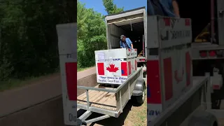 How to Easily Unload Heavy Pallet