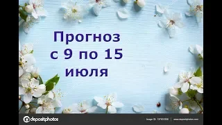 Прогноз на неделю с 9 по 15 июля.