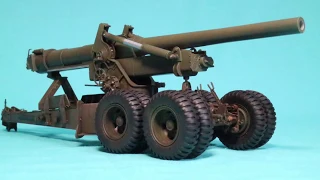 M35 Prime Mover ＆ M59 155mm Cannon LONG TOM（AFV CLUB 1:35）