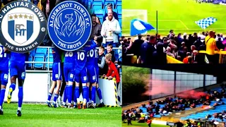 Fc Halifax Town Vs Aldershot Vlog | The Moment We bottled Automatic Promotion!