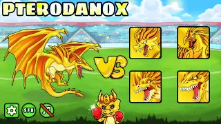 Pterodanox Vs All Golden Dynamons | Dynamons World