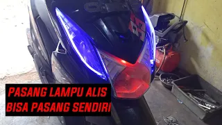 PASANG LAMPU ALIS BEAT merubah arus AC menjadi DC sangat mudah