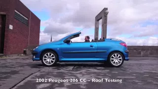 2002 Peugeot 206 CC - Roof opening and closing test