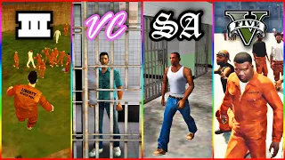 WHAT HAPPENS AFTER YOU GET BUSTED IN GTA GAMES (Prison/Jail Evolution)