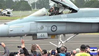 Awesome & last ever airshow display of RAAF F/A-18 classic Hornet @ Wings over Illawarra