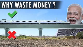 Why India Is Wasting Money to Build Bullet Train on Bridges || HINDI ||