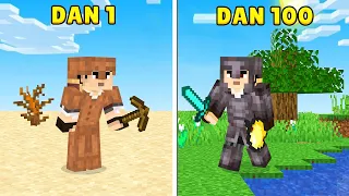 PREŽIVIO SAM 100 DANA U OVOM MINECRAFT SVIJETU! :O