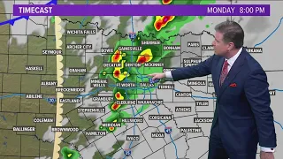 DFW Weather: Latest timing for severe storms in North Texas on Monday evening (April 1, 2024)