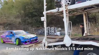 2jz s15 D1gp car doing backwards entries on Kart Track driven by Naoki Nakamura