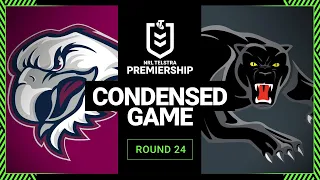 NRL 2023 | Manly-Warringah Sea Eagles v Penrith Panthers | Condensed Match, Round 24