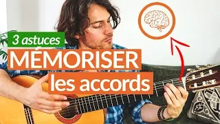 MÉMORISER LES ACCORDS quand on débute en guitare : 3 conseils