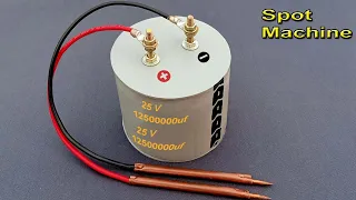 Making Diy Super Capacitor Using Powerful Spot Welding Machine , How to Make Welding