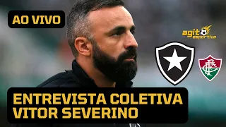 COLETIVA VITOR SEVERINO AO VIVO - BOTAFOGO 0 X 1 FLUMINENSE DIRETO DO NILTON SANTOS