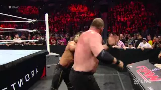 Randy Orton & Roman Reigns vs  Kane & Seth Rollins  Raw, April 27, 2015