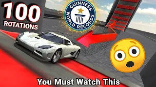 Nonstop "100 Rotations" Along This Ramp...🤯😱🤯 ||Guinness Record||