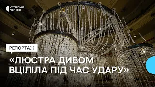 "Люстра дивом вціліла під час ракетного удару", — директор драмтеатру в Чернігові Сергій Мойсієнко