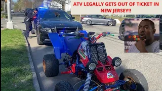 Street legal ATV (YAMAHA BANSHEE) Pulled Over 🚨