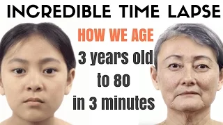 How we age- incredible time lapse video