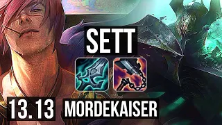 SETT vs MORDE (TOP) | 6/1/3 | EUW Master | 13.13